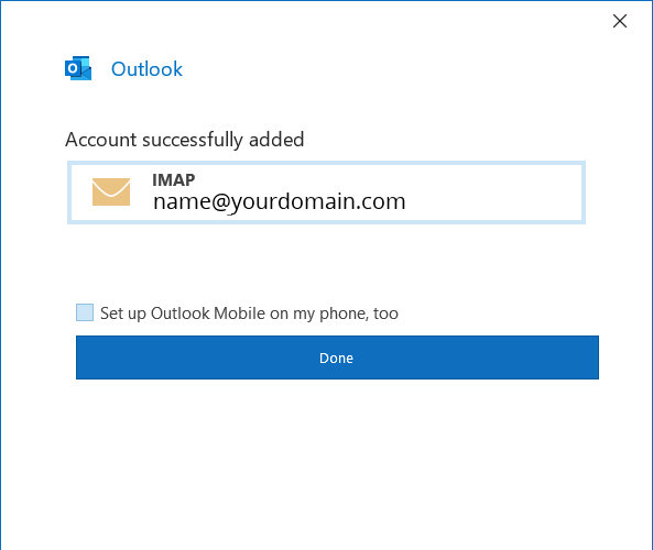 Outlook Setup 5